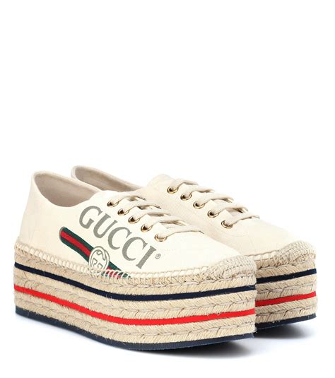 gucci espadrilles weiss|Gucci espadrilles denim.